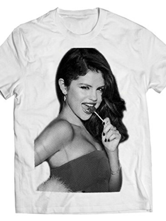 Tops - Vintage Y2K Pop Star Graphic Tee Black White Aesthetic Unisex Shirt